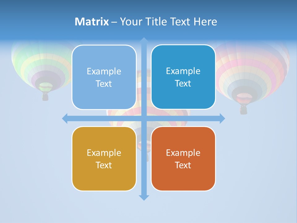 Airship Colorful Recreation PowerPoint Template