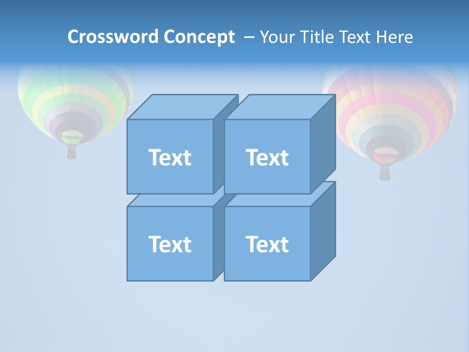 Airship Colorful Recreation PowerPoint Template