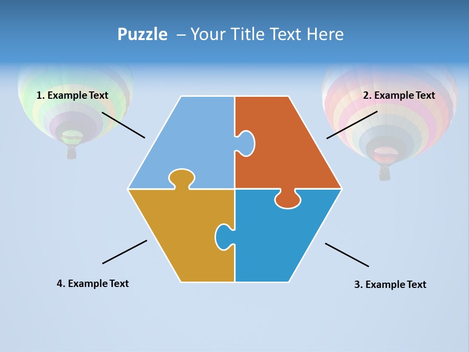 Airship Colorful Recreation PowerPoint Template