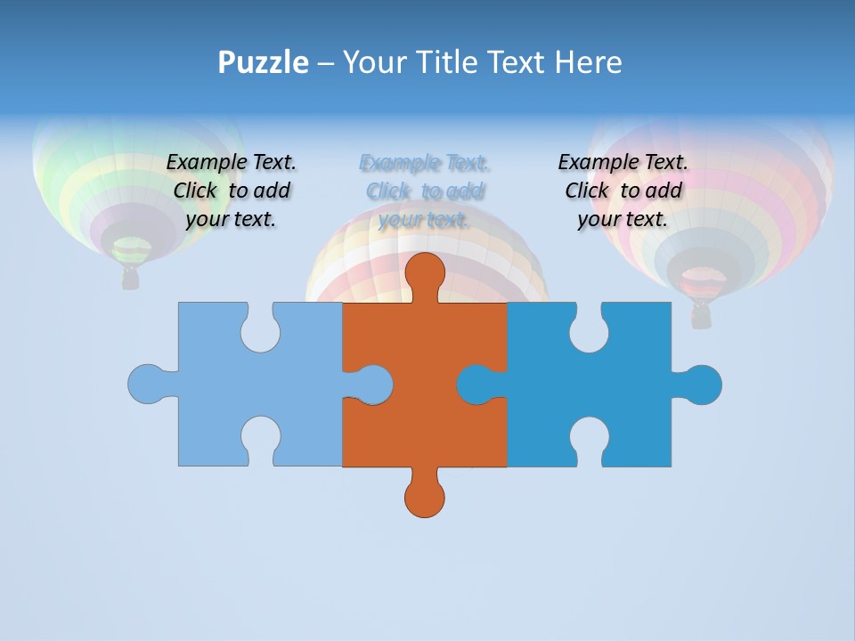 Airship Colorful Recreation PowerPoint Template