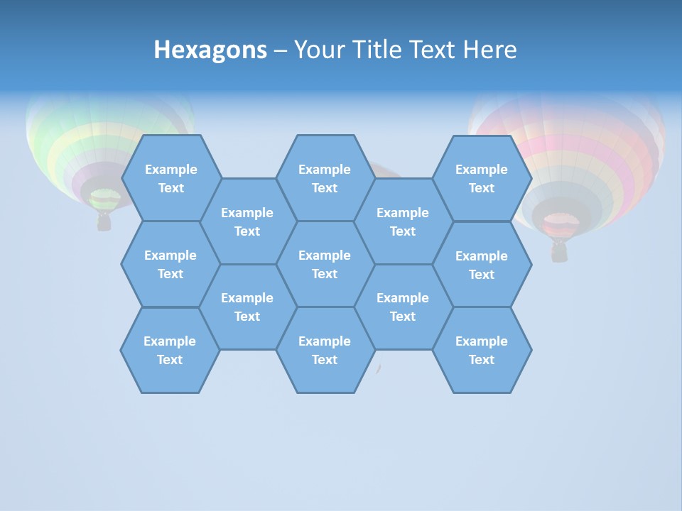 Airship Colorful Recreation PowerPoint Template