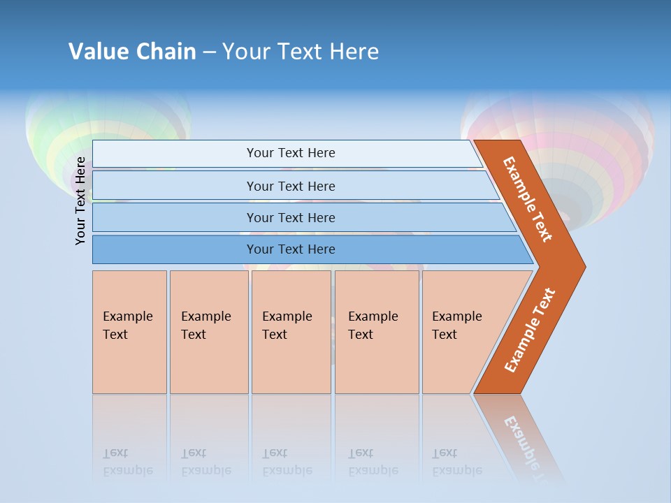 Airship Colorful Recreation PowerPoint Template