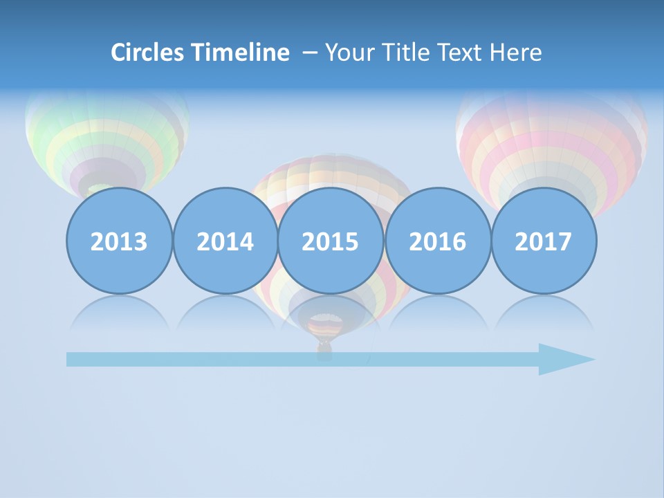 Airship Colorful Recreation PowerPoint Template