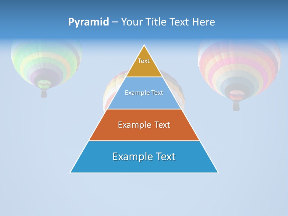 Airship Colorful Recreation PowerPoint Template