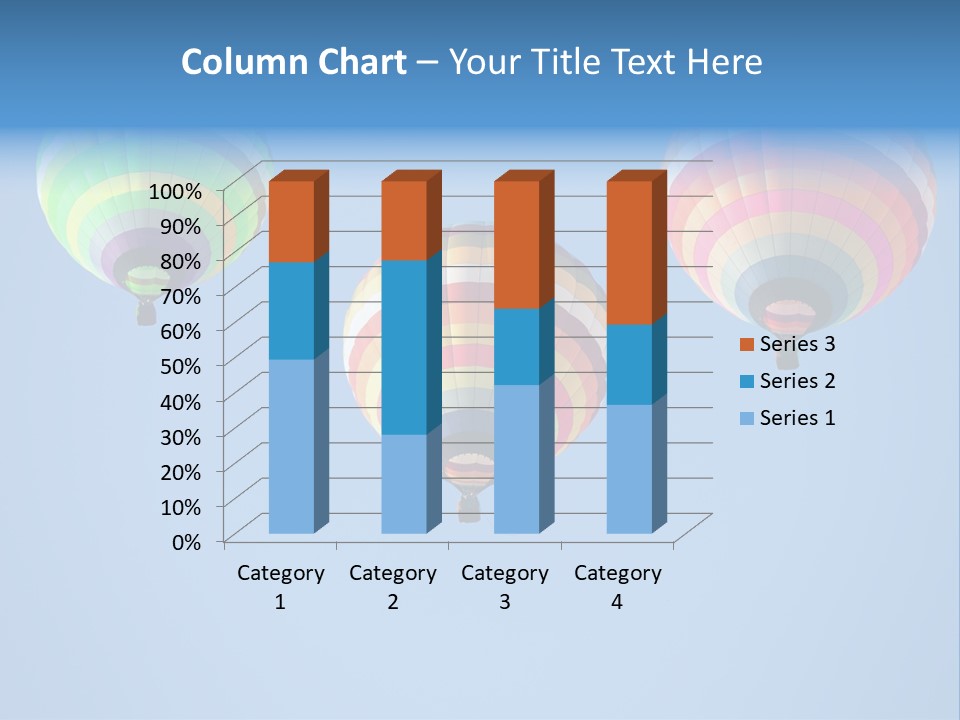 Airship Colorful Recreation PowerPoint Template