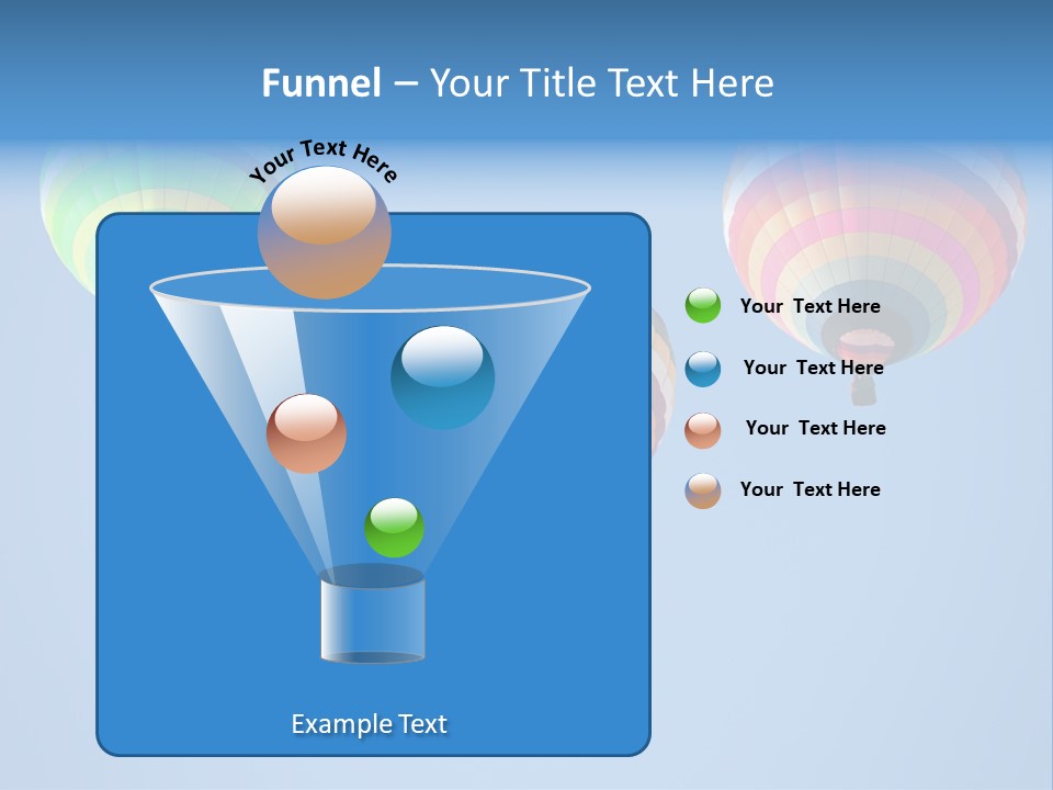 Airship Colorful Recreation PowerPoint Template