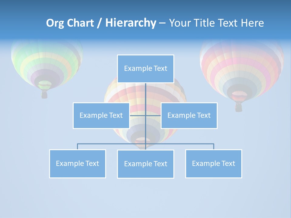 Airship Colorful Recreation PowerPoint Template