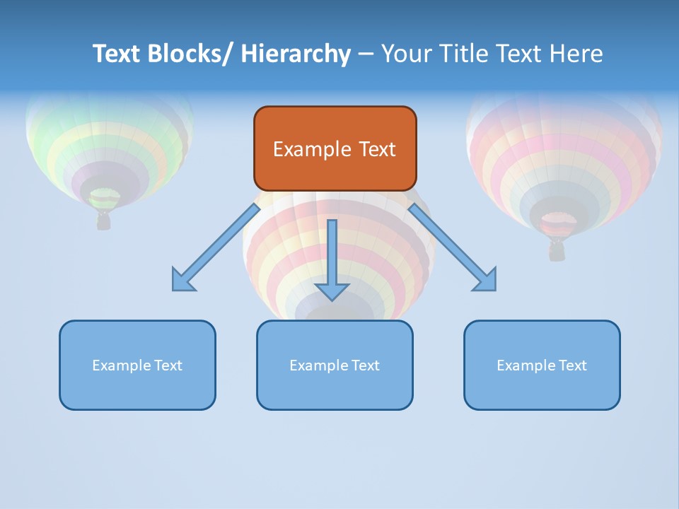 Airship Colorful Recreation PowerPoint Template