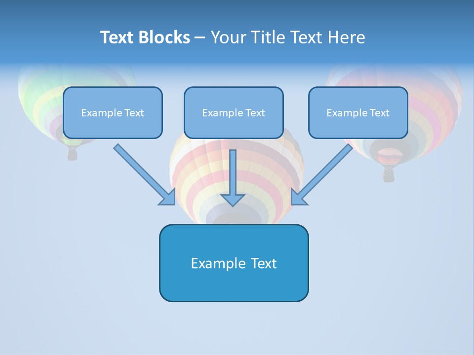 Airship Colorful Recreation PowerPoint Template