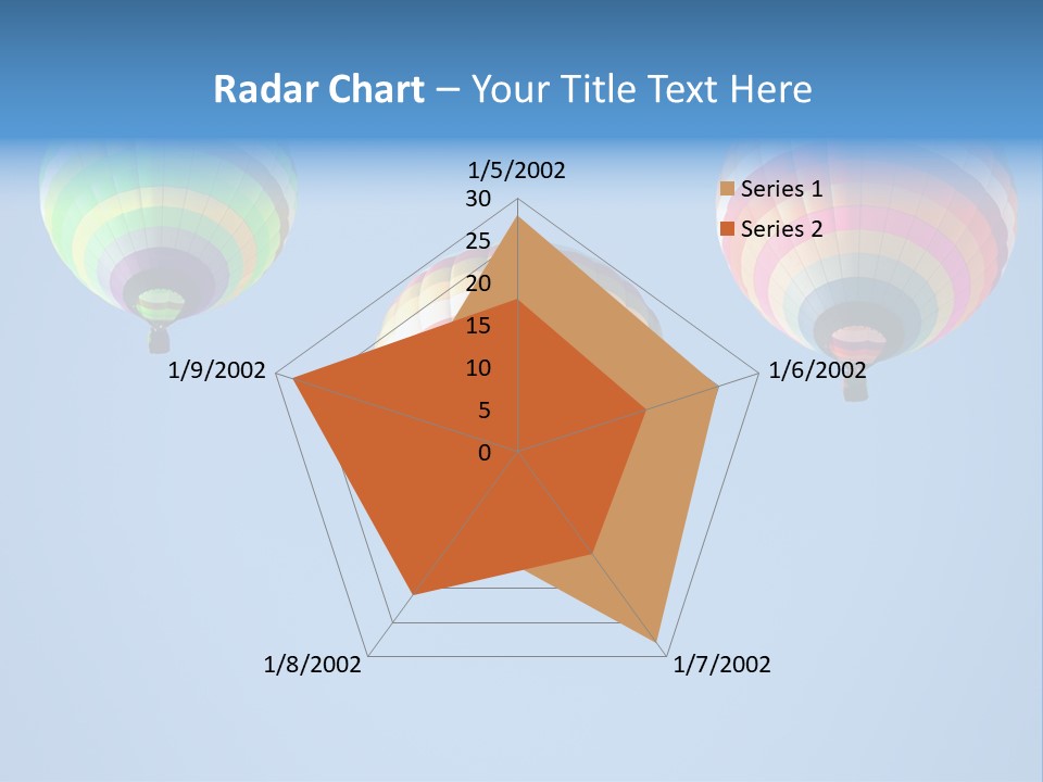 Airship Colorful Recreation PowerPoint Template