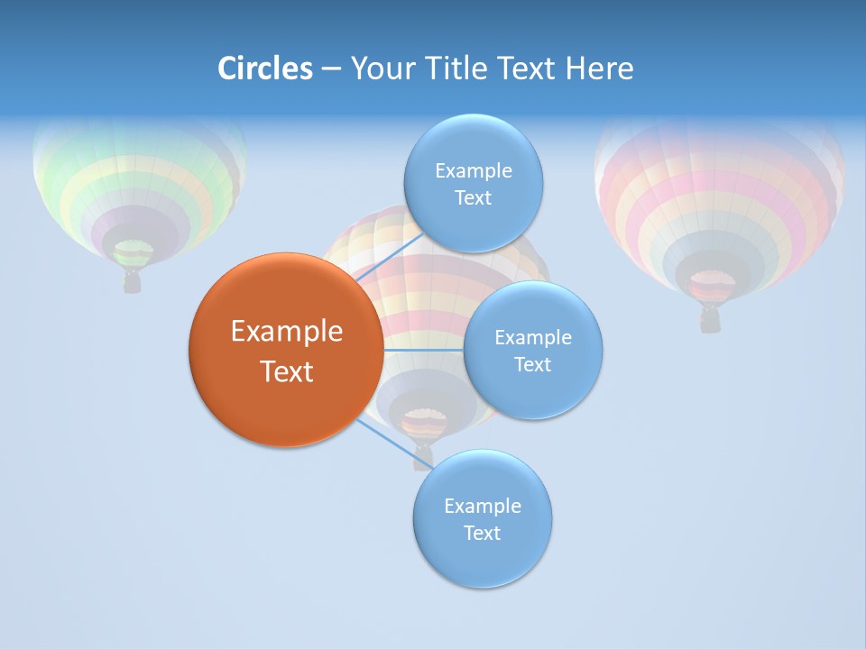 Airship Colorful Recreation PowerPoint Template