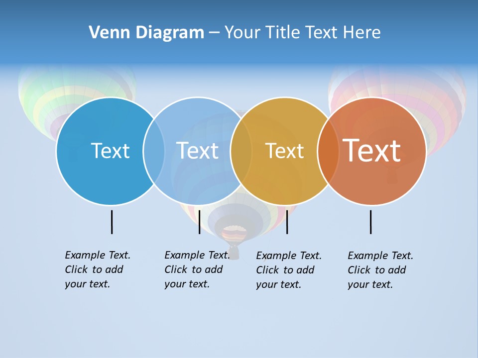 Airship Colorful Recreation PowerPoint Template