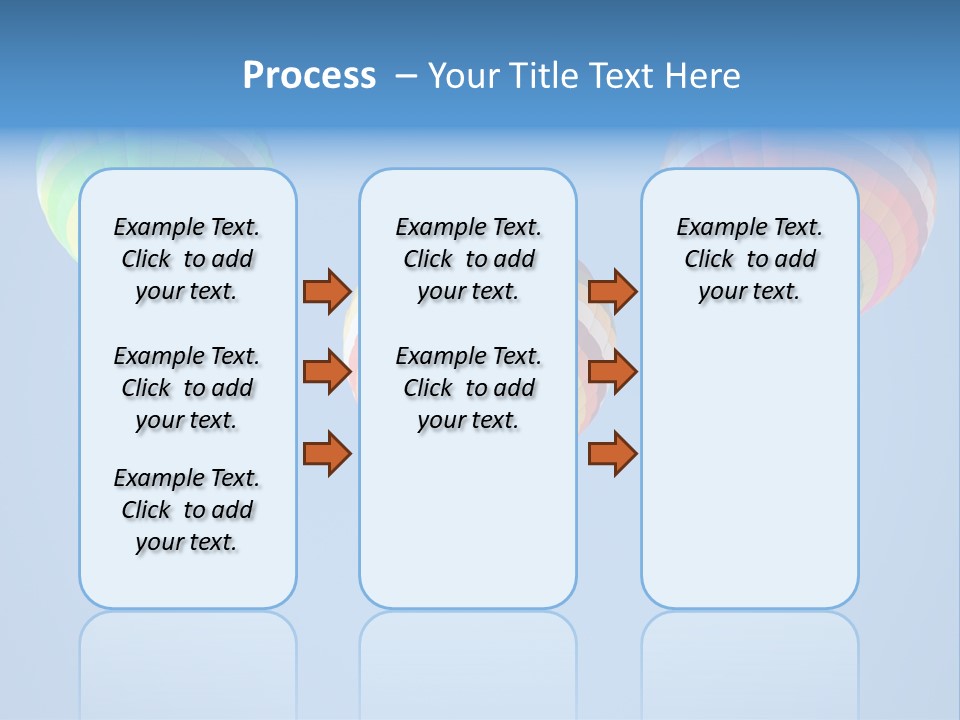 Airship Colorful Recreation PowerPoint Template