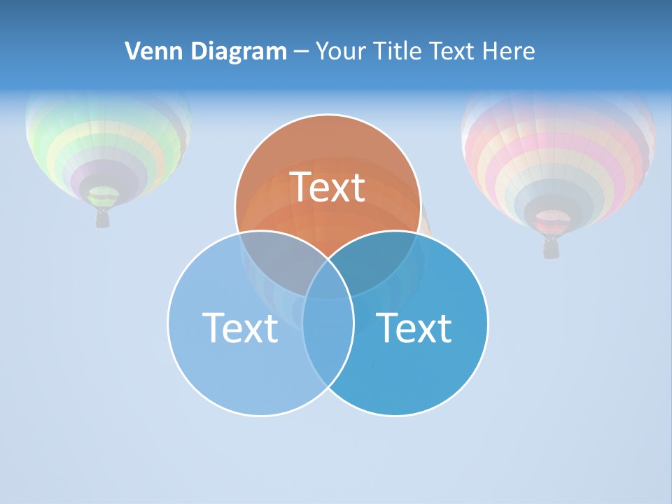 Airship Colorful Recreation PowerPoint Template