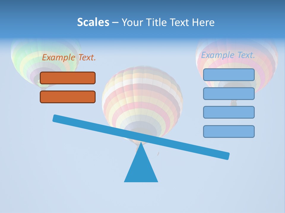Airship Colorful Recreation PowerPoint Template