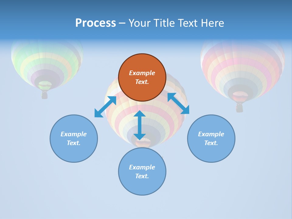 Airship Colorful Recreation PowerPoint Template