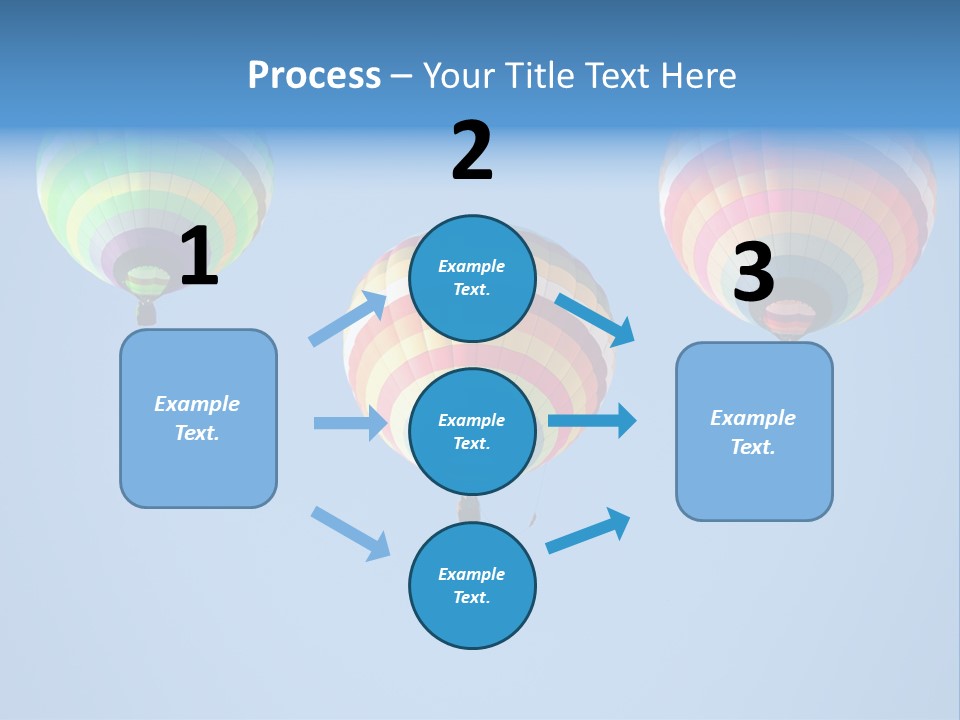 Airship Colorful Recreation PowerPoint Template