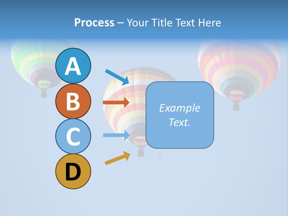 Airship Colorful Recreation PowerPoint Template