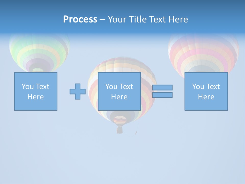 Airship Colorful Recreation PowerPoint Template