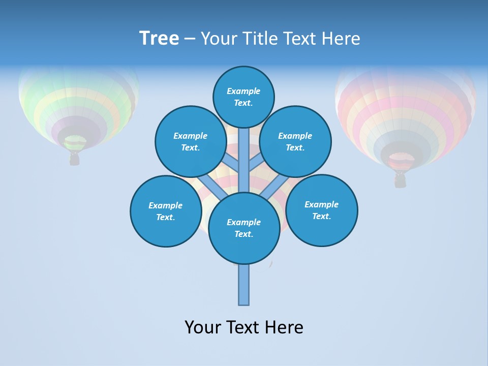 Airship Colorful Recreation PowerPoint Template