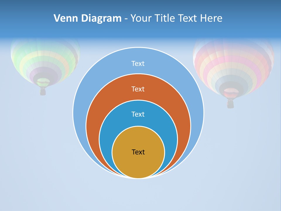 Airship Colorful Recreation PowerPoint Template