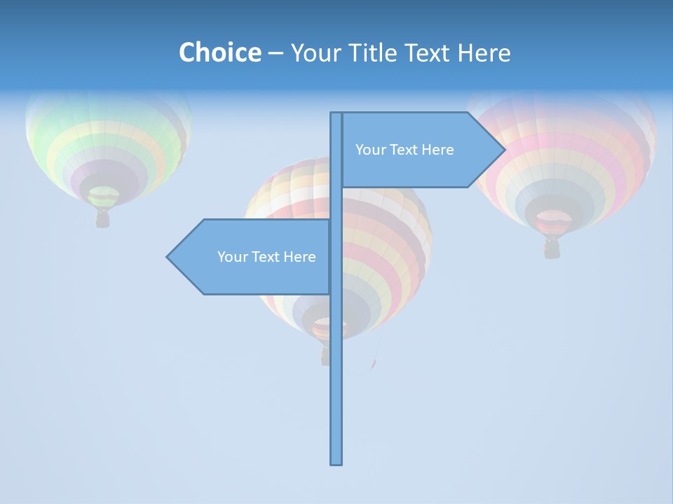 Airship Colorful Recreation PowerPoint Template