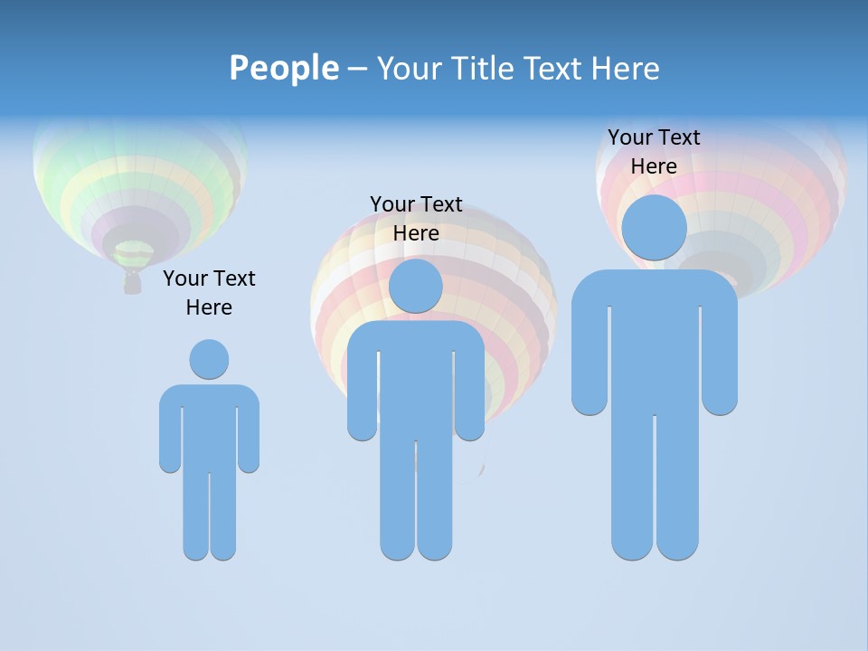 Airship Colorful Recreation PowerPoint Template