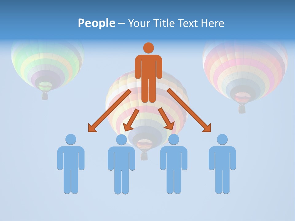 Airship Colorful Recreation PowerPoint Template