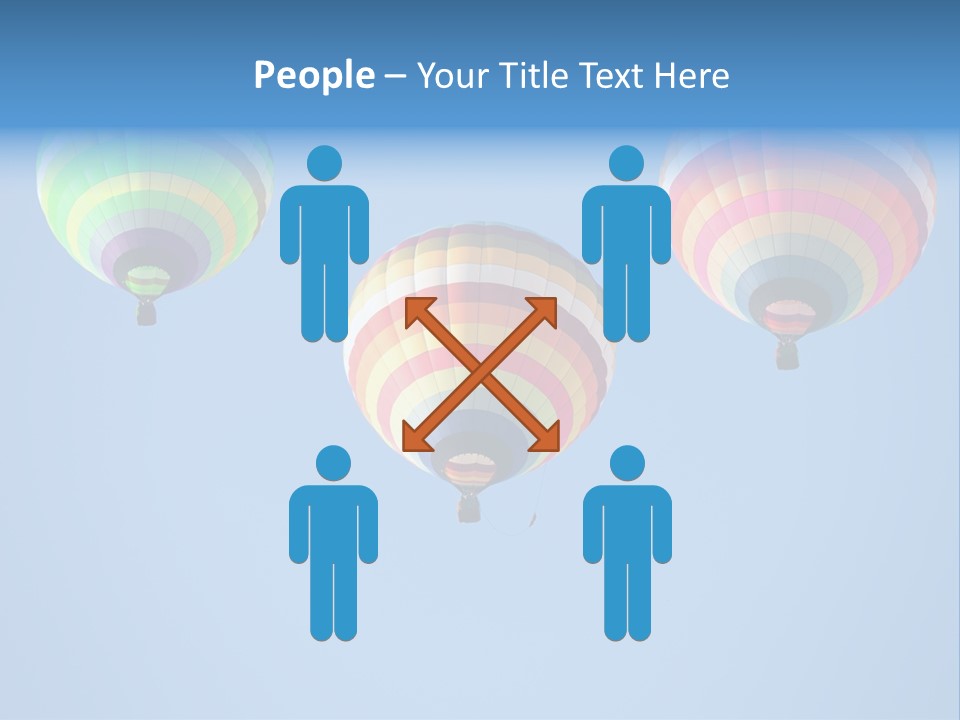 Airship Colorful Recreation PowerPoint Template