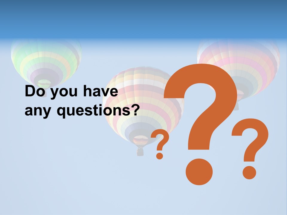 Airship Colorful Recreation PowerPoint Template