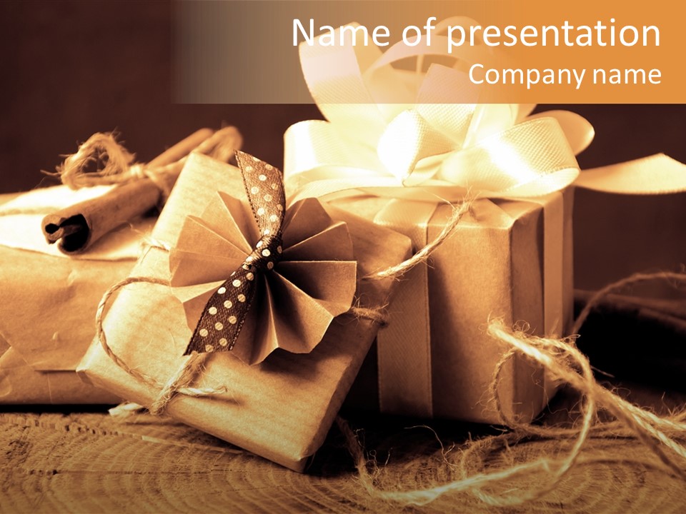 Knot Present Party PowerPoint Template