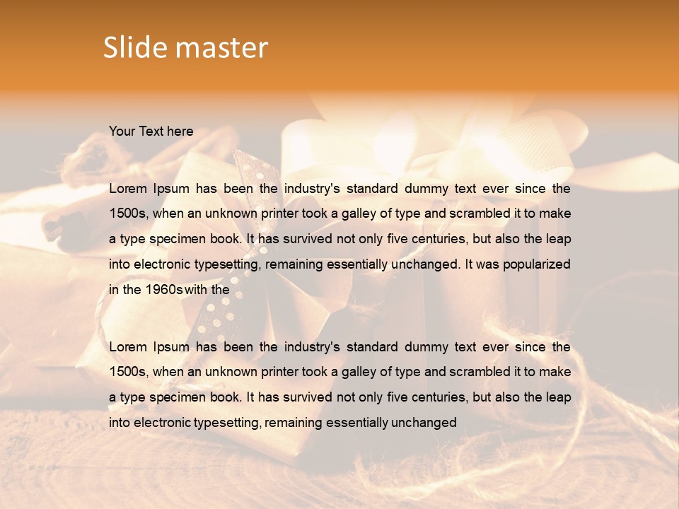 Knot Present Party PowerPoint Template