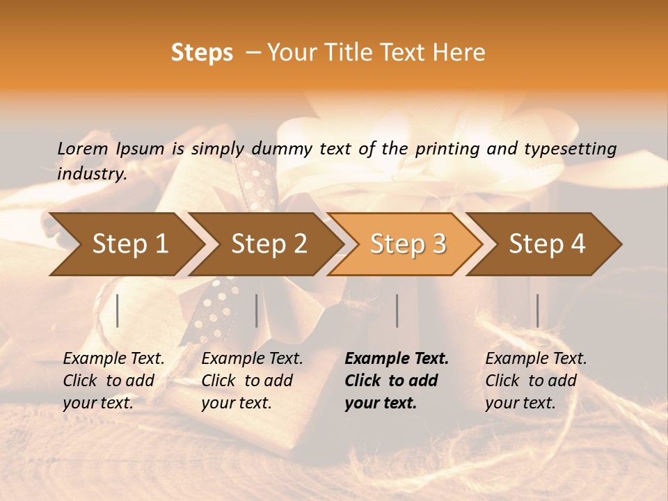 Knot Present Party PowerPoint Template