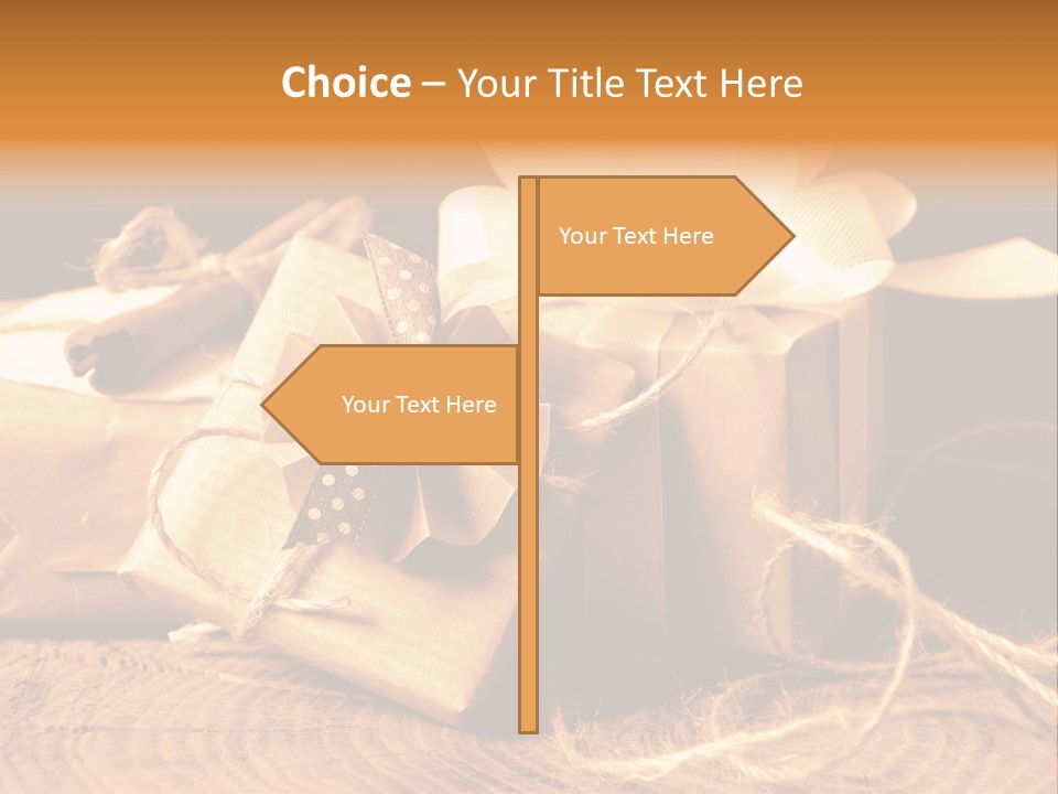 Knot Present Party PowerPoint Template