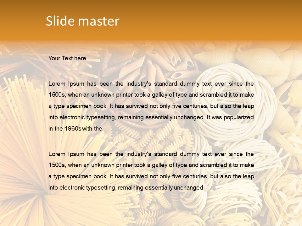 Dozen Eggs Fruit Sausage PowerPoint Template