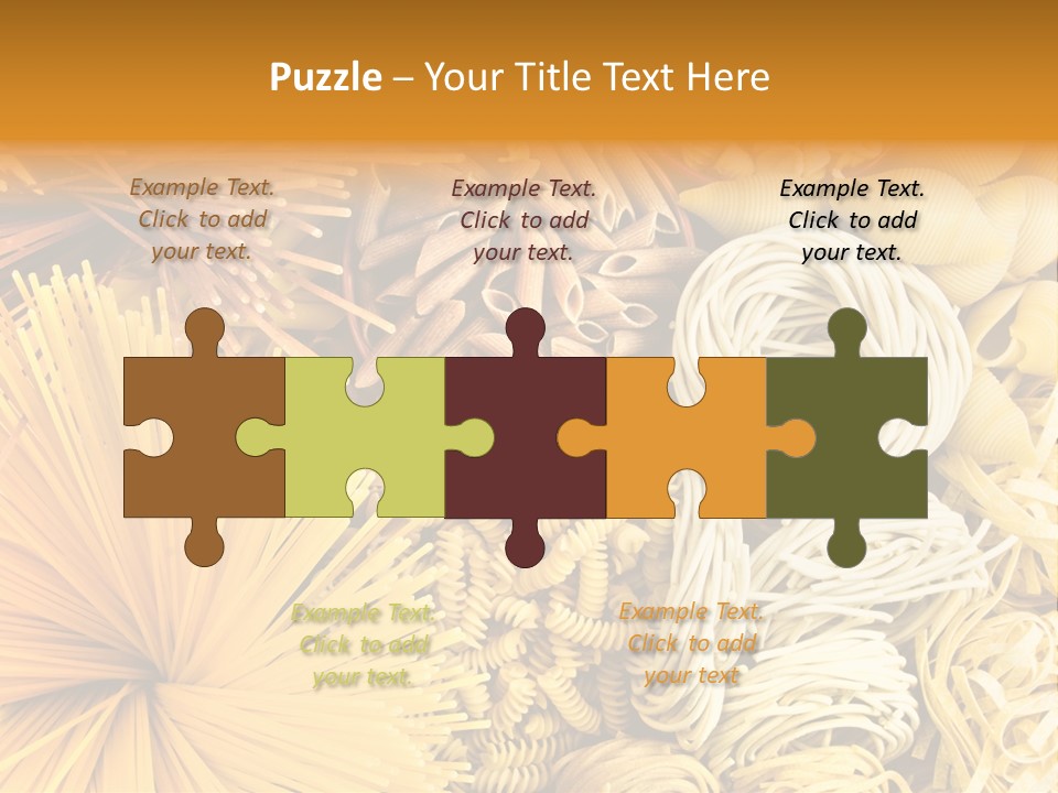 Dozen Eggs Fruit Sausage PowerPoint Template