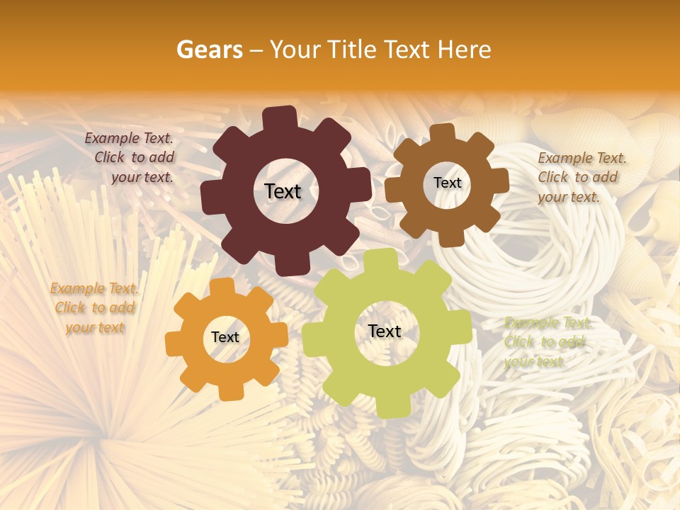 Dozen Eggs Fruit Sausage PowerPoint Template