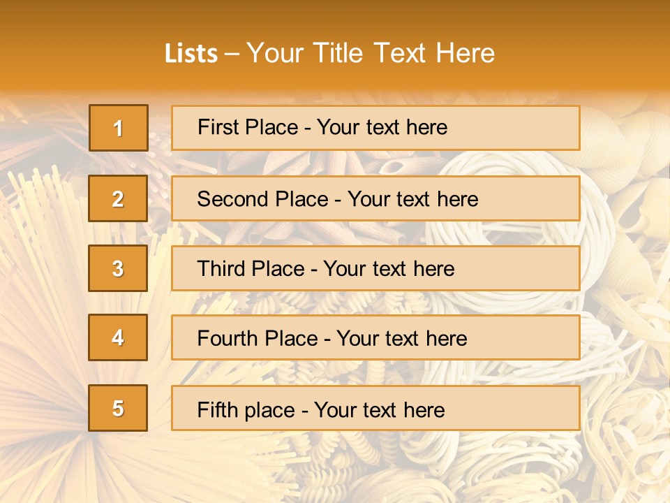 Dozen Eggs Fruit Sausage PowerPoint Template