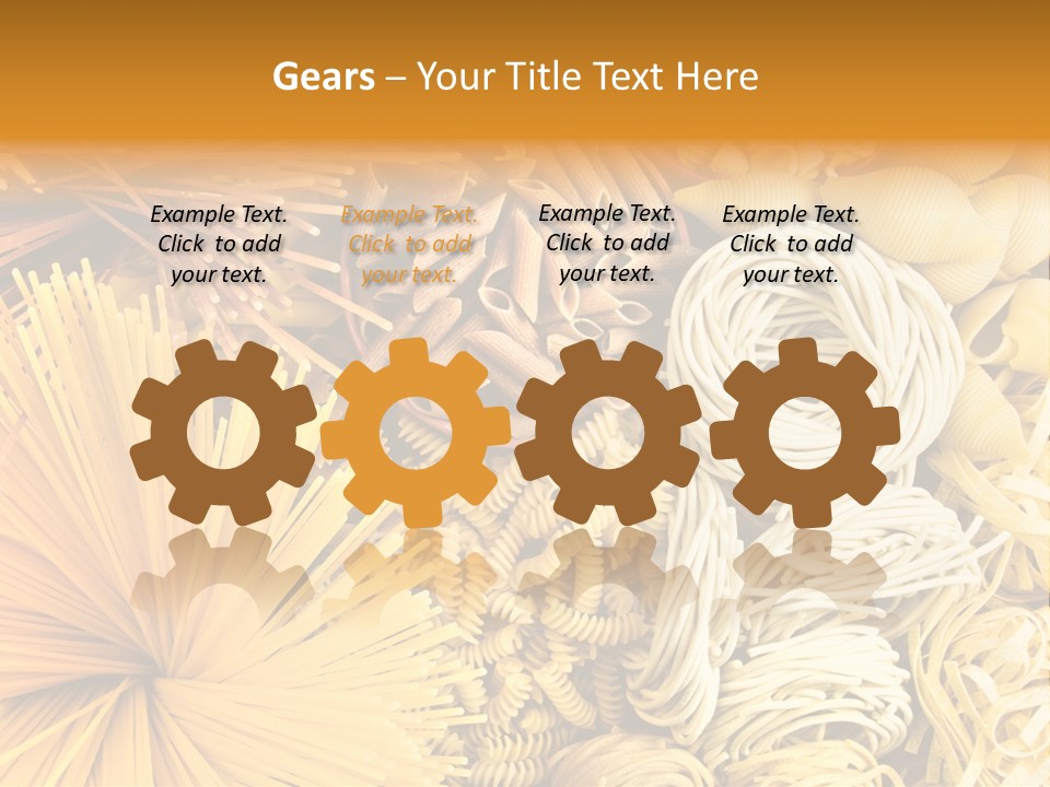 Dozen Eggs Fruit Sausage PowerPoint Template