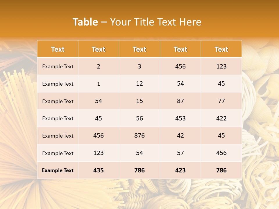Dozen Eggs Fruit Sausage PowerPoint Template