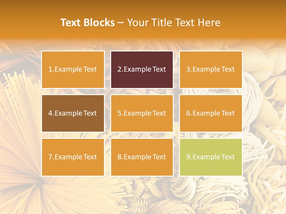 Dozen Eggs Fruit Sausage PowerPoint Template