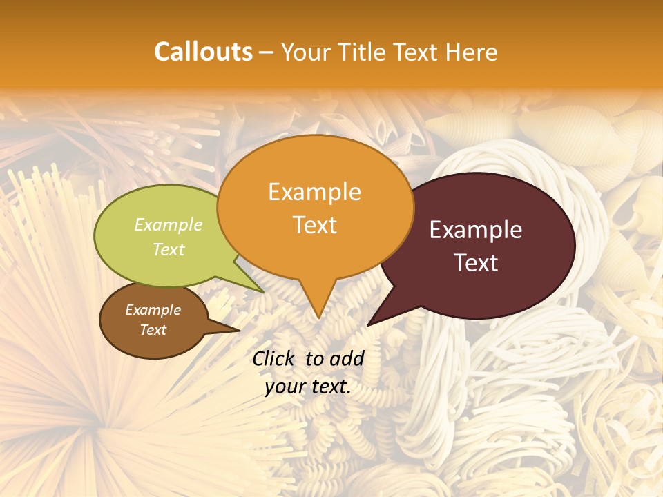Dozen Eggs Fruit Sausage PowerPoint Template
