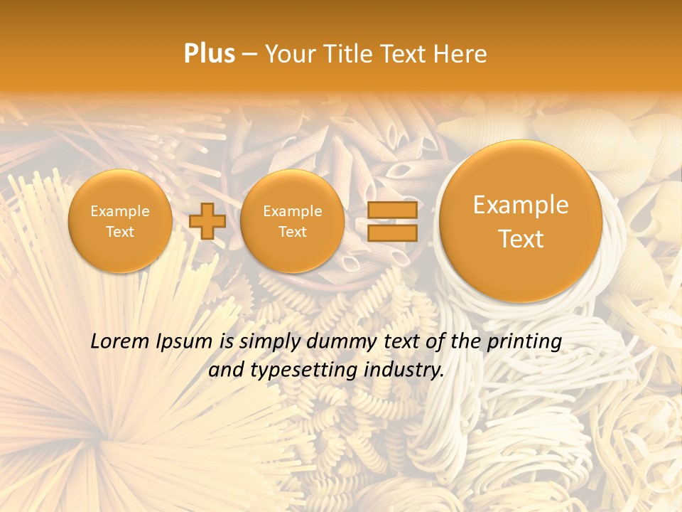 Dozen Eggs Fruit Sausage PowerPoint Template