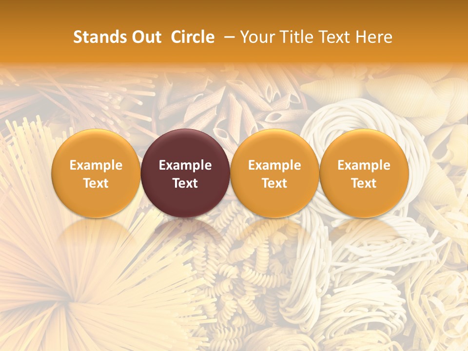 Dozen Eggs Fruit Sausage PowerPoint Template