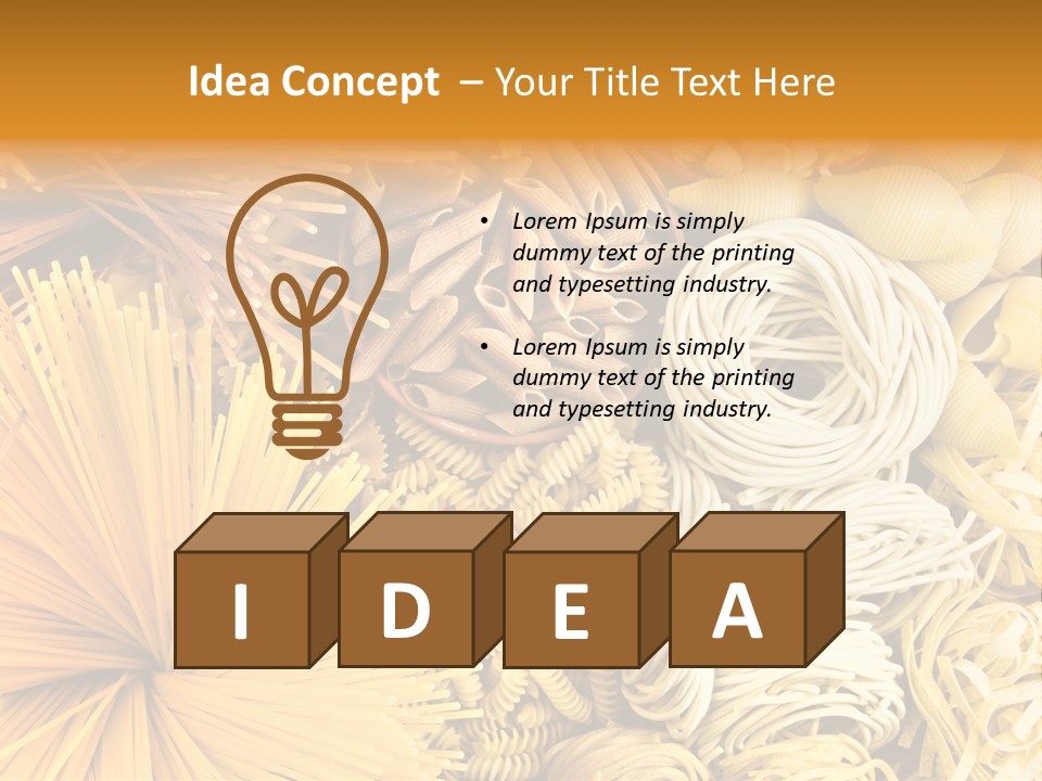 Dozen Eggs Fruit Sausage PowerPoint Template