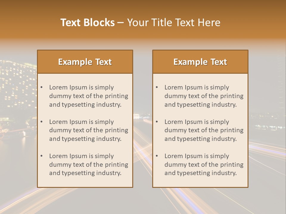Night Movement Architecture PowerPoint Template