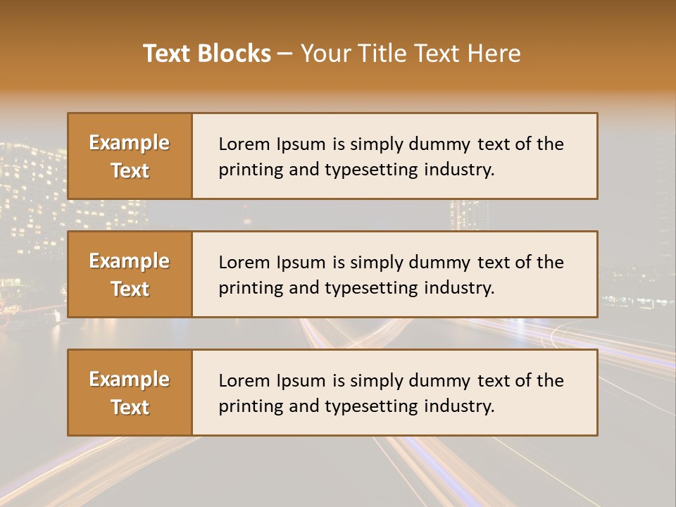 Night Movement Architecture PowerPoint Template