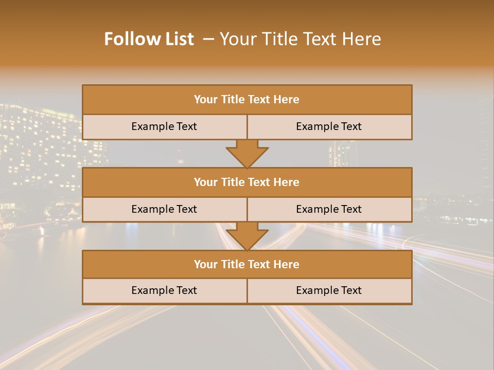 Night Movement Architecture PowerPoint Template