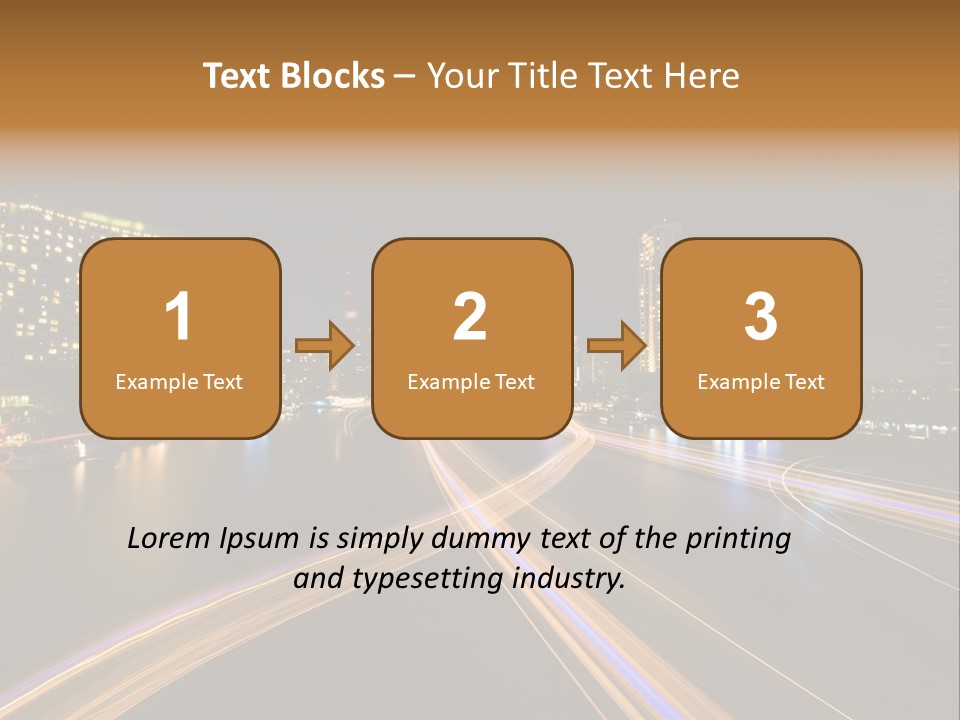 Night Movement Architecture PowerPoint Template