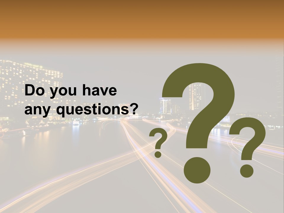 Night Movement Architecture PowerPoint Template